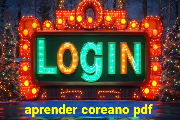 aprender coreano pdf